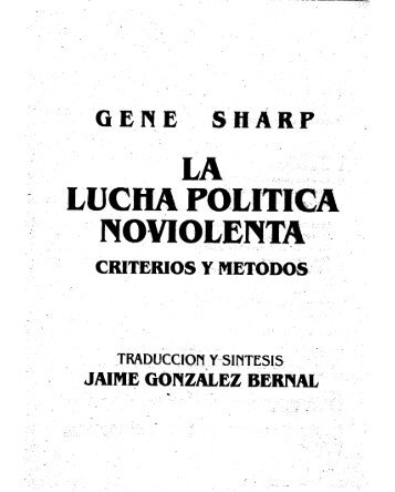 La lucha política no violenta - Albert Einstein Institution