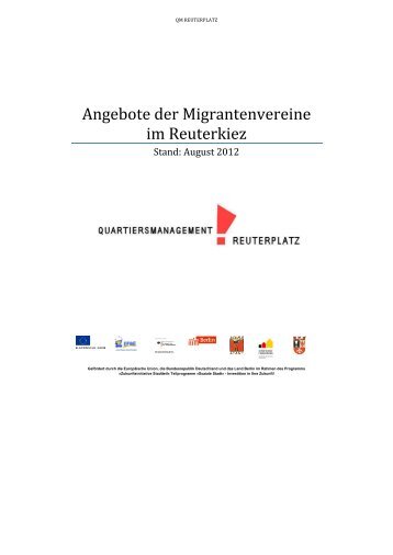 Angebote der Migrantenvereine im Reuterkiez - Reuter Quartier
