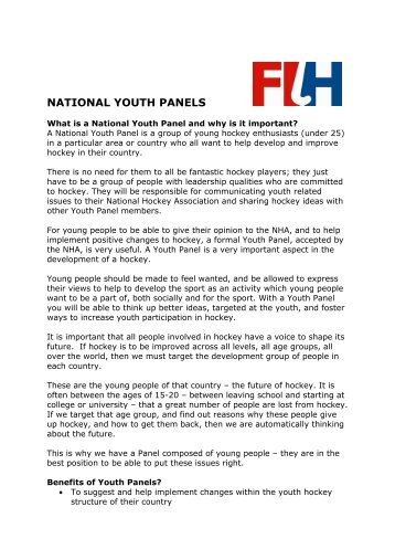 National Youth Panels