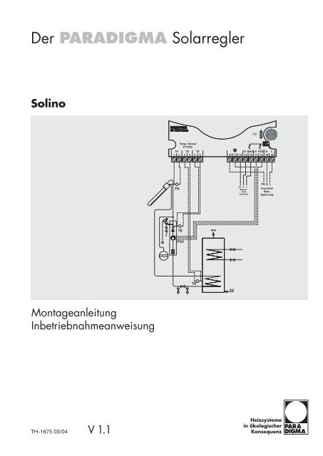 Der PARADIGMA Solarregler - ReSys AG