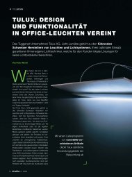 TuLux: deSIgN uNd fuNkTIoNALITÃ¤T IN offIce ... - bueroffice.ch