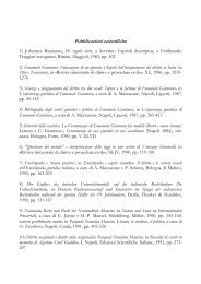 Pubblicazioni scientifiche - Università degli Studi di Perugia