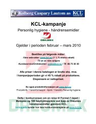 KCL 1906-2006 - Kolberg Caspary Lautom AS