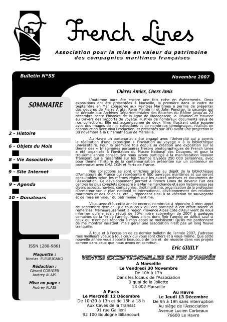 bulletin 55 au format pdf - French Lines