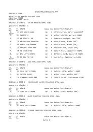Bremen09_EndERGLIST1.TXT - Editor - SQHA