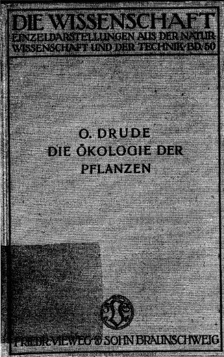 Die Ãkologie der Pflanzen - Digitale Bibliothek Braunschweig