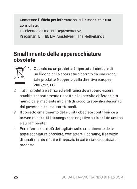 Kurzanleitung Guide de dÃ©marrage rapide Guida di avvio ... - LG