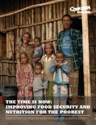 the time is now: improving food security and nutrition for the poorest