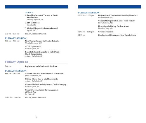 critical care and emergency medicine - Eisenhower Medical Center