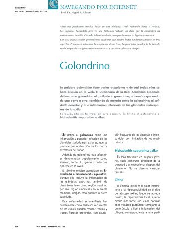 Golondrino - Actualizaciones Terapeuticas Dermatologicas y Esteticas