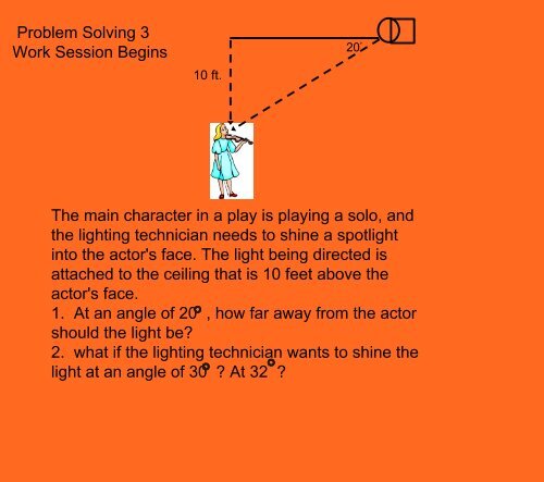 Trigonometry Applications Problems (Lessons 7-13) - Ciclt.net