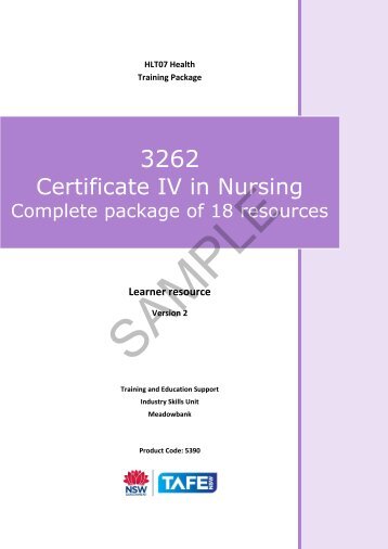 Certificate IV in Nursing - vetres