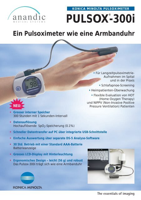 PULSOX®-300i - anandic medical systems ag