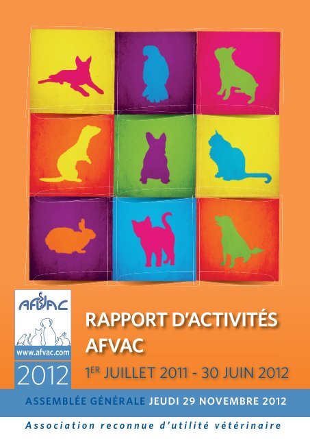 Rapport d'Activites AFVAC du 1er Juillet 2011 au 30 Juin 2012
