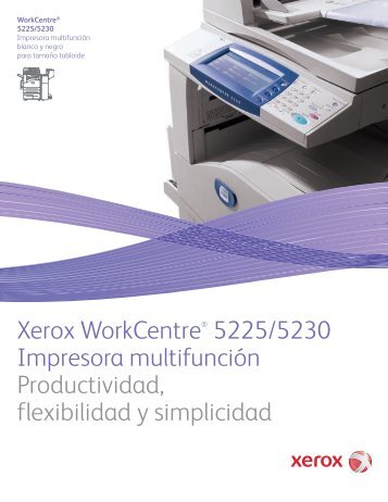 Xerox WorkCentre 5225 / 5230 Multifunction ... - Copiadoras xerox