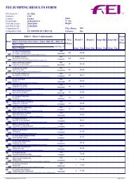 Epreuve nÂ°3 Prix LE MONDE DU CHEVAL CSI - L'APER