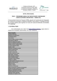 EDITAL CIPEAD 38/2011 PACC â PROGRAMA ANUAL DE ...
