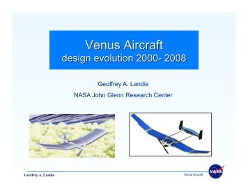 Planes/UAV/Aircraft Design - Space Flight Systems - NASA