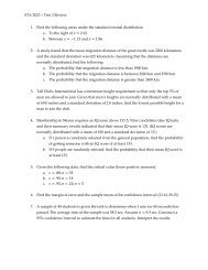 Sta 23 Practice Questions Chapter 1 To Sec 6 3 Department Of