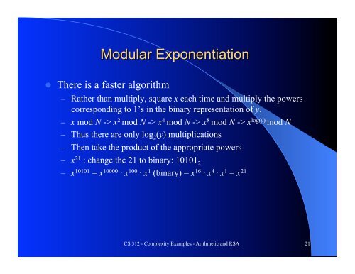 Modular Arithmetic and Primality