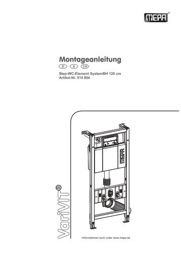 Montageanleitung Step-WC-Element - MEPA - Pauli und Menden ...