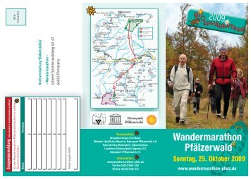 Wandermarathon - Info-Flyer - Zentrum PfÃƒÂ¤lzerwald