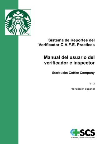 Manual del usuario del verificador e inspector - SCS Global Services