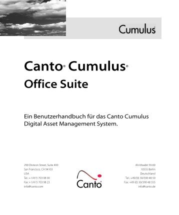 Cumulus Office Suite - Canto