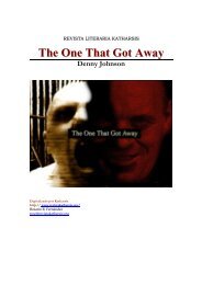 The One That Got Away Denny Johnson - Revista literaria Katharsis