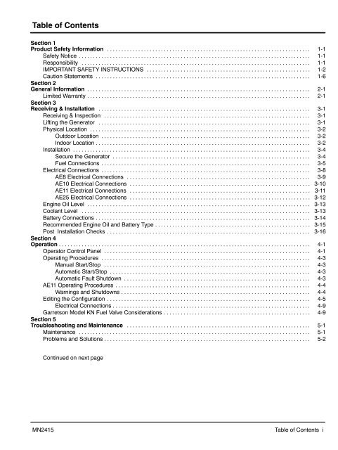 Installation & Operation Manual - Phase-A-Matic, Inc.