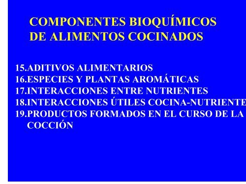 Alimentos - Galanet