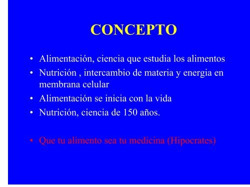 Alimentos - Galanet