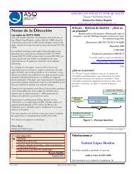 Notas de la DirecciÃ³n - ASQ Nogales, MÃ©xico