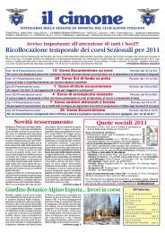 Il Cimone N. 01 - CAI sezione di Modena