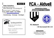 FCA-Aktuell Nr. 1 - FC-Alsbach