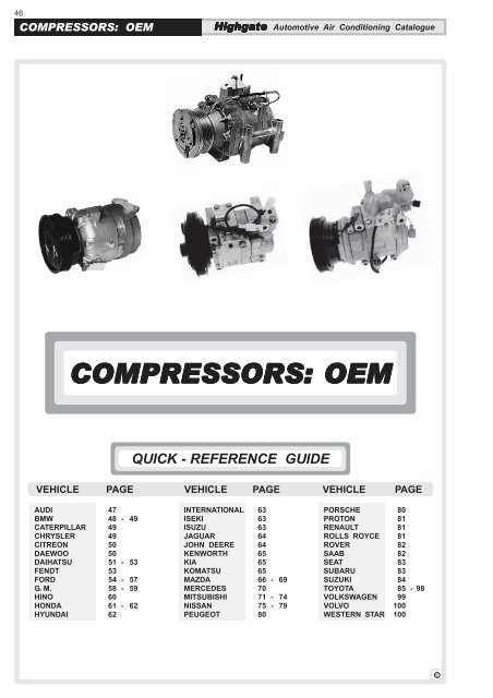 1986-1993 300E Unicla A/C Compressor Import