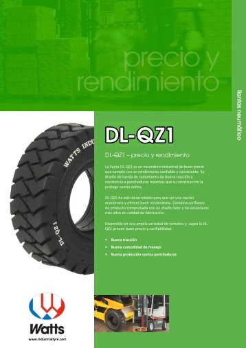 DL-QZ1 Ã¢Â€Â“ precio y rendimiento lla n ta s n e u m ÃƒÂ¡ tic o