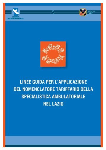 Linee guida per l'applicazione del Nomenclatore tariffario della