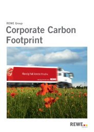 Corporate Carbon Footprint: methodology - REWE Group