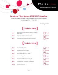 HISTORY OF CHANGES â Pastel Payroll 2008 Update 3