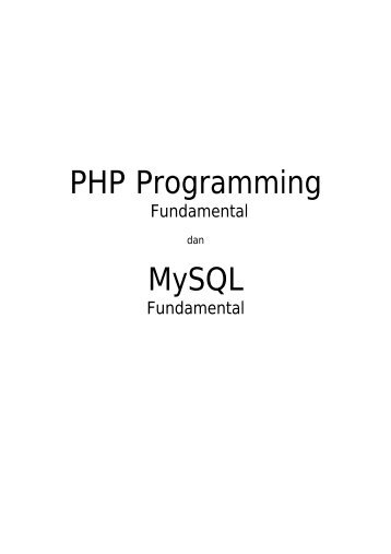Tutorial Fundamental php mysql.pdf