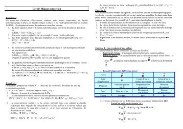 Devoir Maison correction