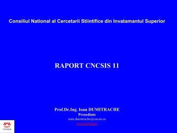 Prezentare CNCSIS - uefiscdi