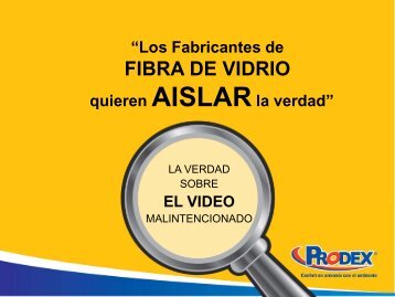 FIBRA DE VIDRIO - Prodex