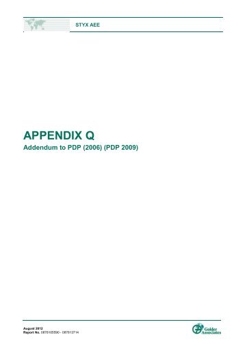 APPENDIX Q - Environment Canterbury
