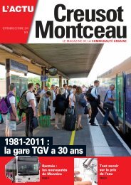 1981-2011 : la gare TGV a 30 ans - Creusot-Montceau TV