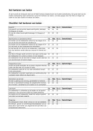 Checklist hanteren van lasten - Arbo Online