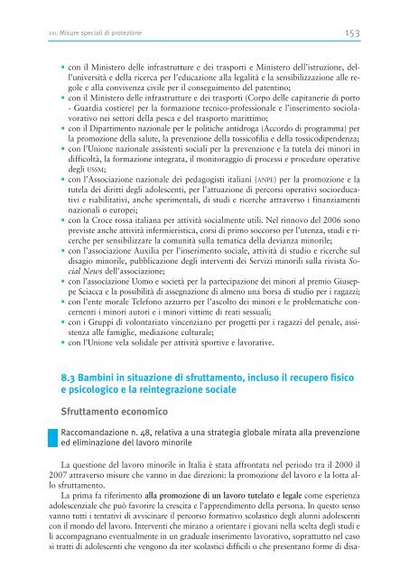 Terzo - Quarto Rapporto Governativo - Minori.it