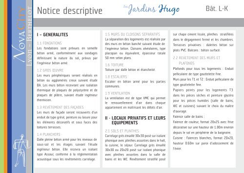 Notice descriptive - Confiance Immobilier