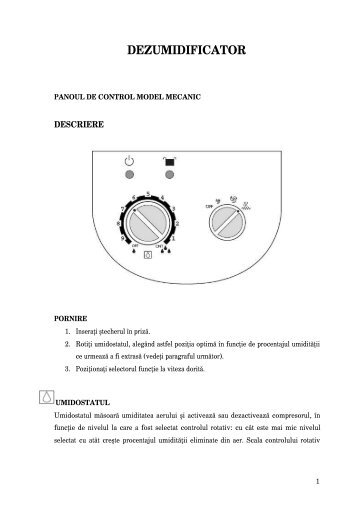 DEZUMIDIFICATOR - Intax.ro